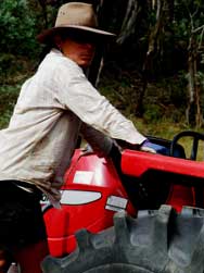 Conveyor controls are tractor mounted