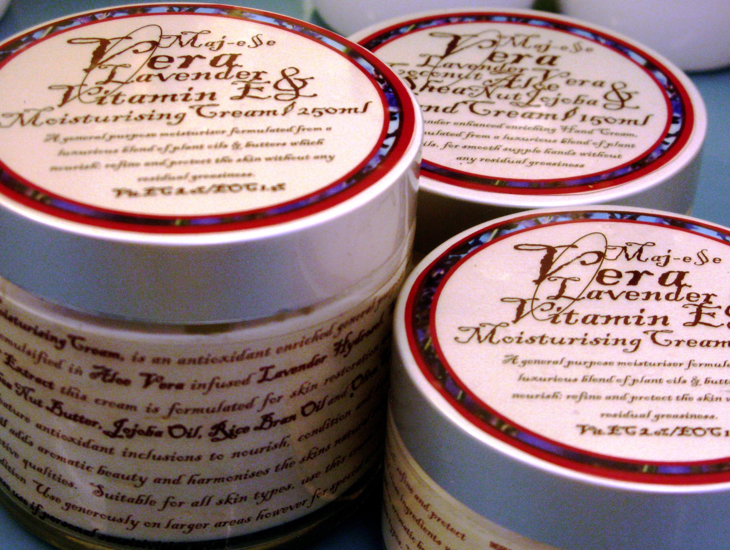 Lavender & Vitamin E Moisturising Cream - 150mL/250mL