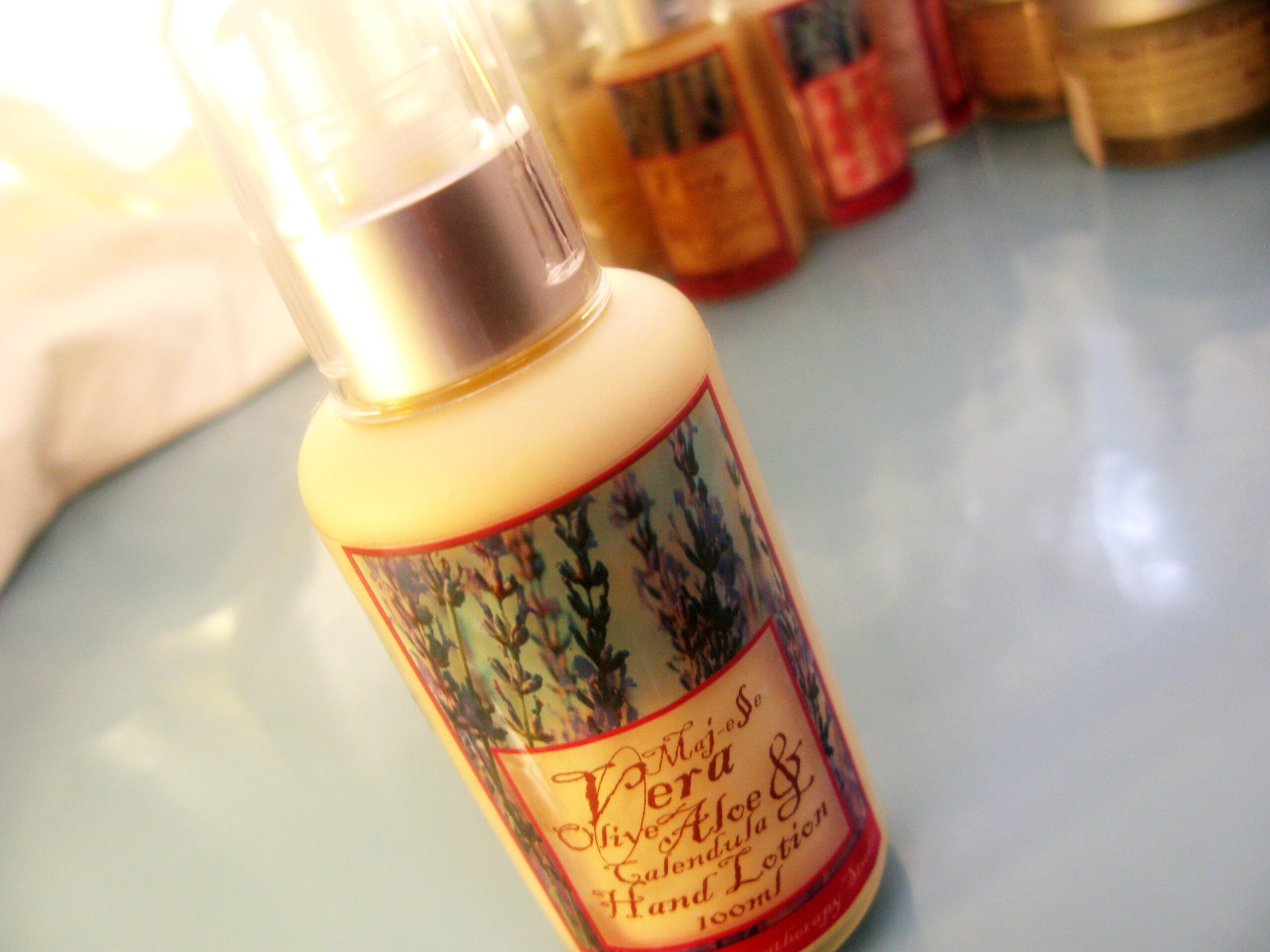 Aloe, Olive and Calendula Hand Lotion 100mL - Image 4