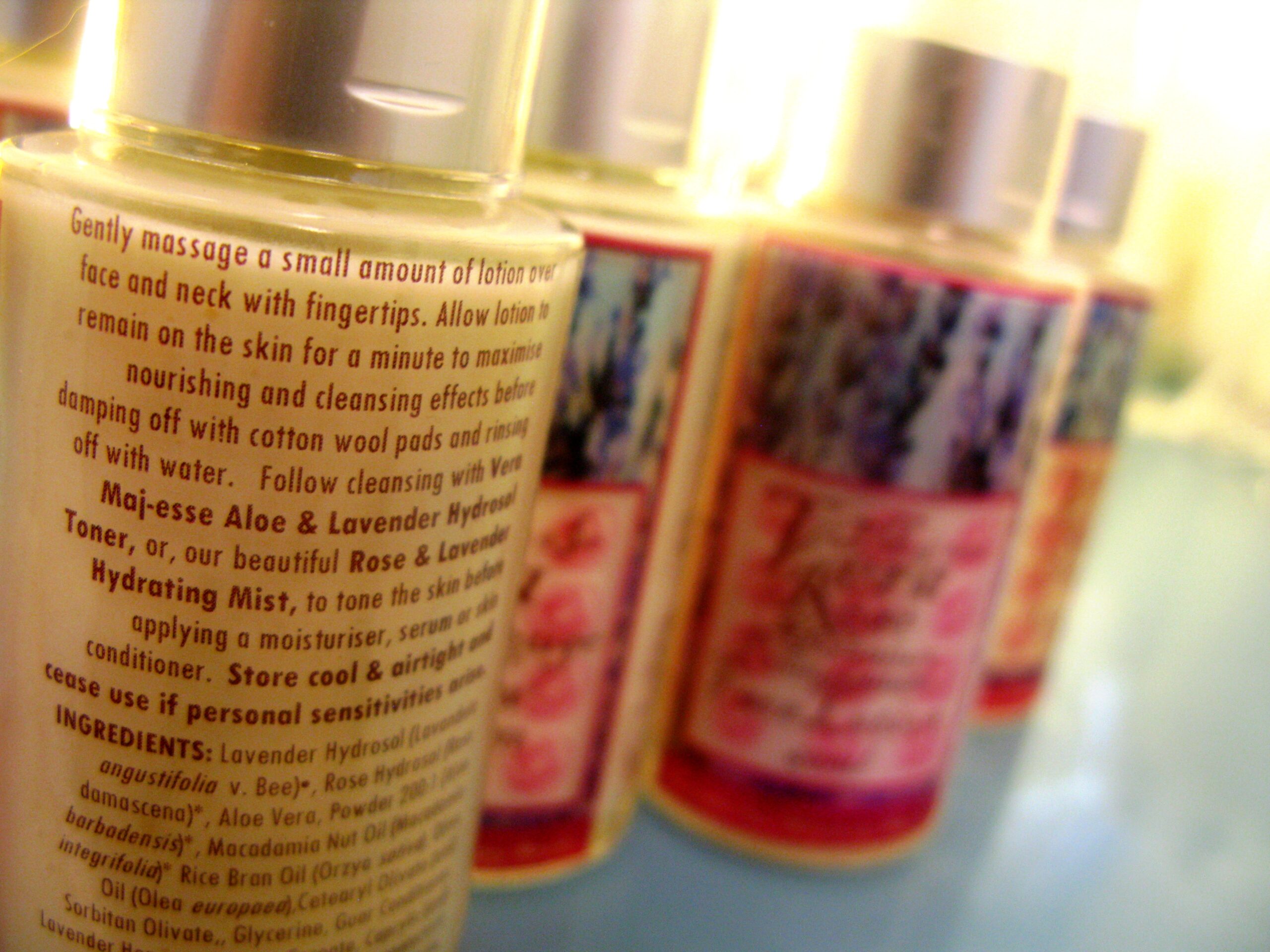 Rose Geranium & Lavender Cleansing Lotion - 60mL - Image 5