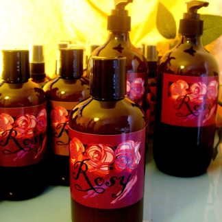 Rosy in Amber – Rosehip and Rosalina with Aloe Vera – Shower Gel – 250/500mL