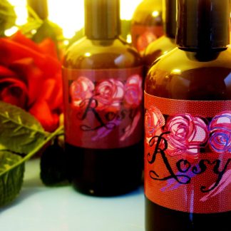 Rosy in Amber – Pink Clay and Olive Oil Liquid Soap Hand (and) Body Wash – 250/500mL