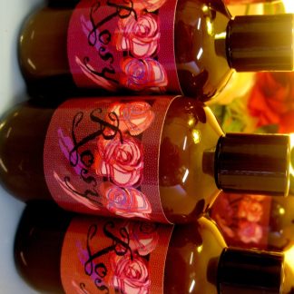 Rosy in Amber – Coconut and Olive Oil with Calendula - Hand (and) Body Lotion – 250mL